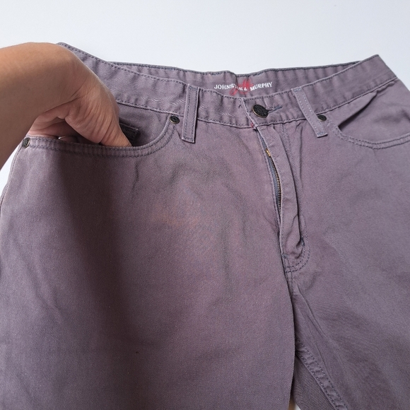 JOHNSTON MURPHY‎ est 1850 gray men's trousers size 33×30 100% cotton See Photos. - Picture 4 of 12